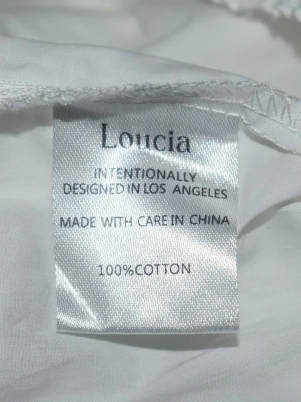 Loucia White Cotton Bloomers Ruffle Shorts Blue Ribbon Ties Size Cottagecore L